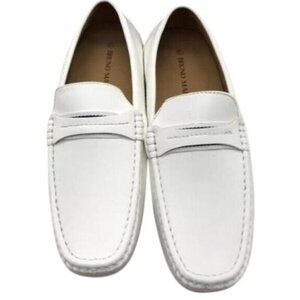 Bruno Marc Italian Vegan Leather Driving Loafers Slip Resistant non marking 9.5